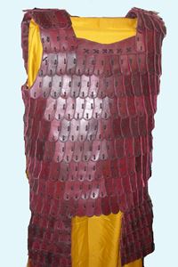 Full Cuirass Lamellar Leather Armor with Tassets