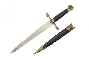 Excalibur Dagger With Black Scabbard