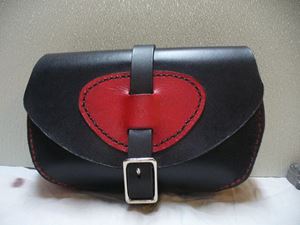 handmade leather bag