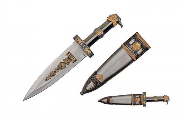 Roman Dagger With Eagle Head Designed Handle
