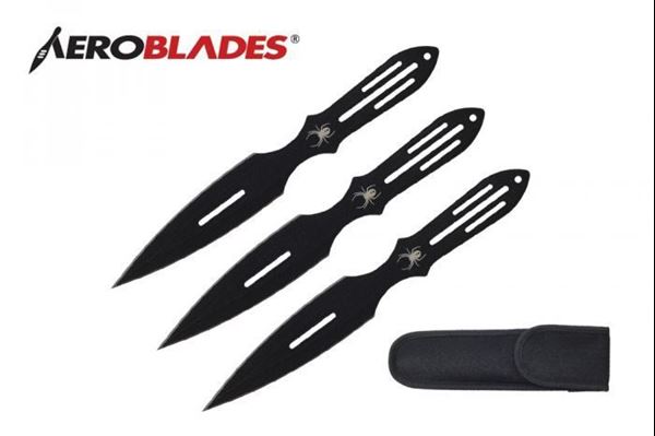 9" Black Widow Throwing Knives