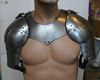 armor gorget on mannequin