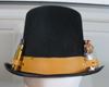 Top Hat w/Rounds on Leather Band
