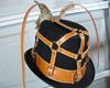Top Hat Back w/Rabbit Voodoo on Leather Band